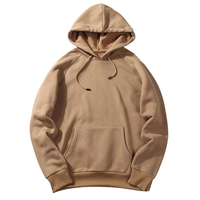 

LAAMEI 2018 New Spring Autumn Fashion Hoodie Male Plus Size Warm Fleece Coat Men Brand Hoodie Sweatshirt Front Pocket Streetwear