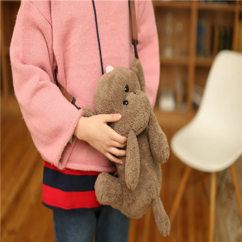 

New Coming 1Pc 35Cm Anime YURI On ICE Cute Poodle Dog Plush Doll Toy Crossbody Bag Shoulder Bag Handbag Cosplay Gifts