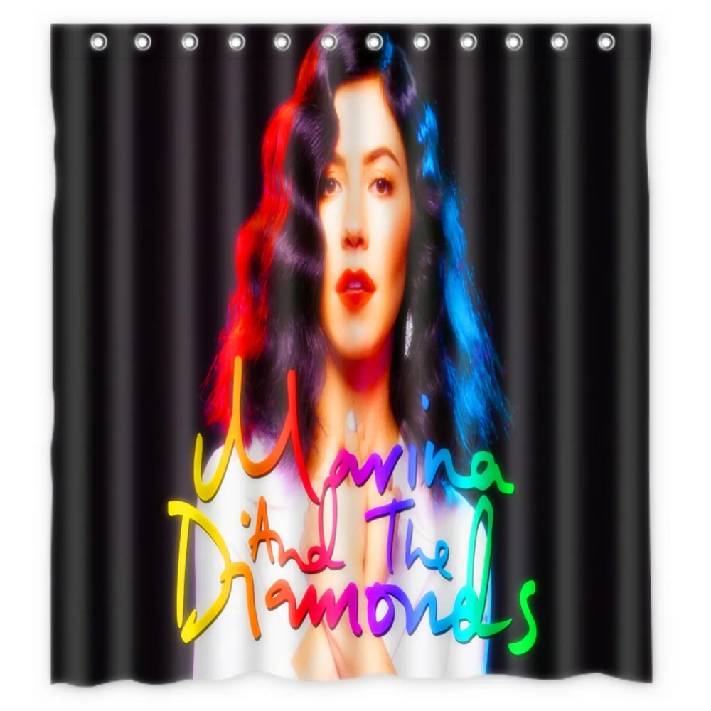 

66x72 Marina and the Diamonds FROOT 72x72 inch Dragon Ball Z Bleach Fairy Tail Naruto Together Shower Curtain