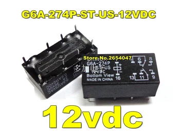 

50pcs relay G6A-274P DC12V G6A-274P-DC12V G6A-274P-ST-US-12VDC