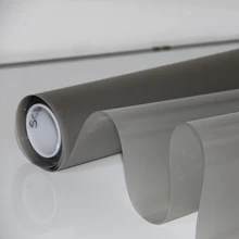 Светло-серый Голографическая проекционная пленка клея обратной проекции экранная Наклейка 152 см x 50 см