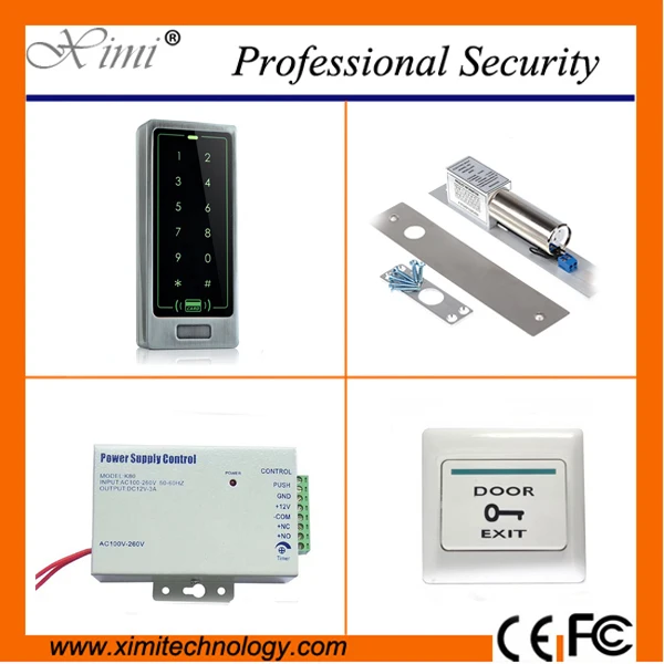 8000 users 125KHZ RFID card access controller with led keypad door access control system standalone without software