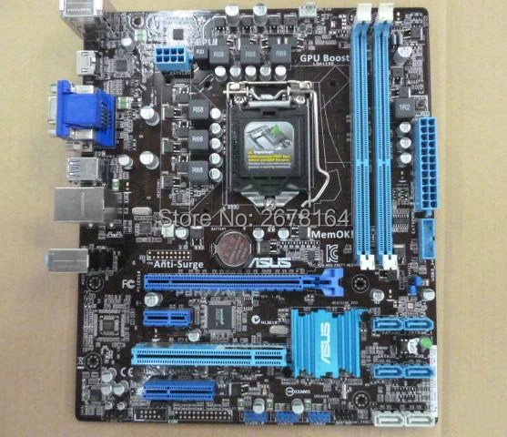 Оригинальная материнская плата ASUS P8H77 M LE DDR3 LGA 1155 16GB Intel H77 настольная плата|asus