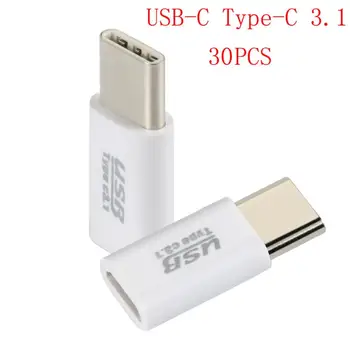 

HIPERDEAL New 30PC USB-C Type-C 3.1 To Micro USB Data Charging Adapter For Samsung Galaxy S8 18Apr17 Drop Ship F