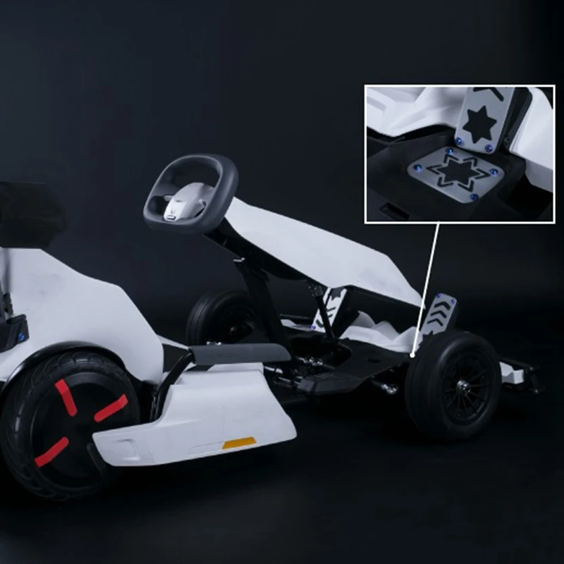 2 шт. Kart педаль модифицированные аксессуары противоскользящая педаль тормоза дроссельной заслонки алюминиевая Педаль картинг ножная педаль контроль скорости