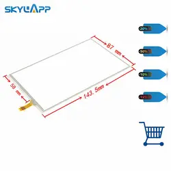Skylarpu 6 дюймов Сенсорный экран для LMS606KF01 LMS606KF01-003 LMS606KF01-002 стекла Digitizer Сопротивление Замена Бесплатная доставка