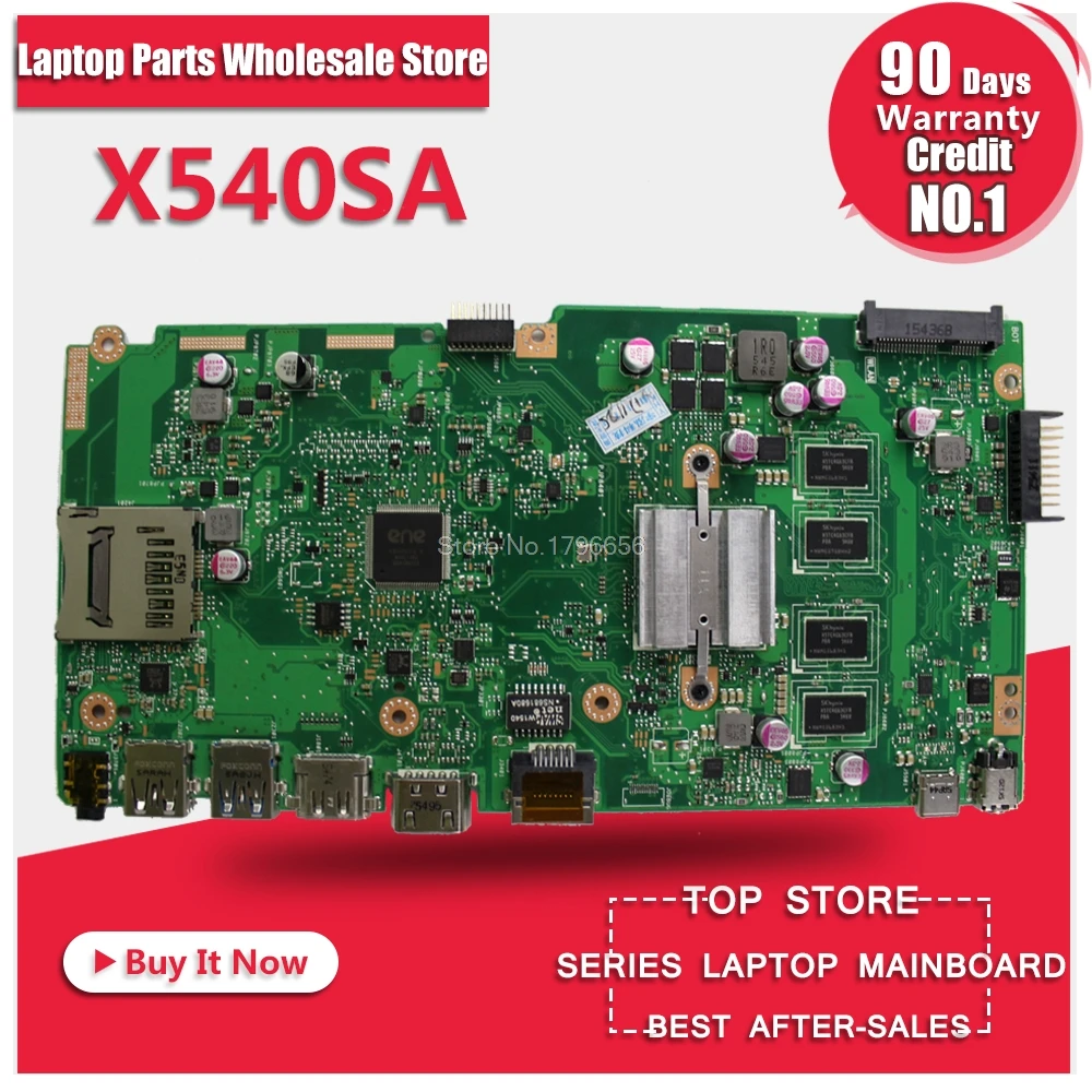 

X540SA For ASUS X540SA Laptop motherboard X540SA mainboard REV2.0 dual-core processor freeshipping 100% tested