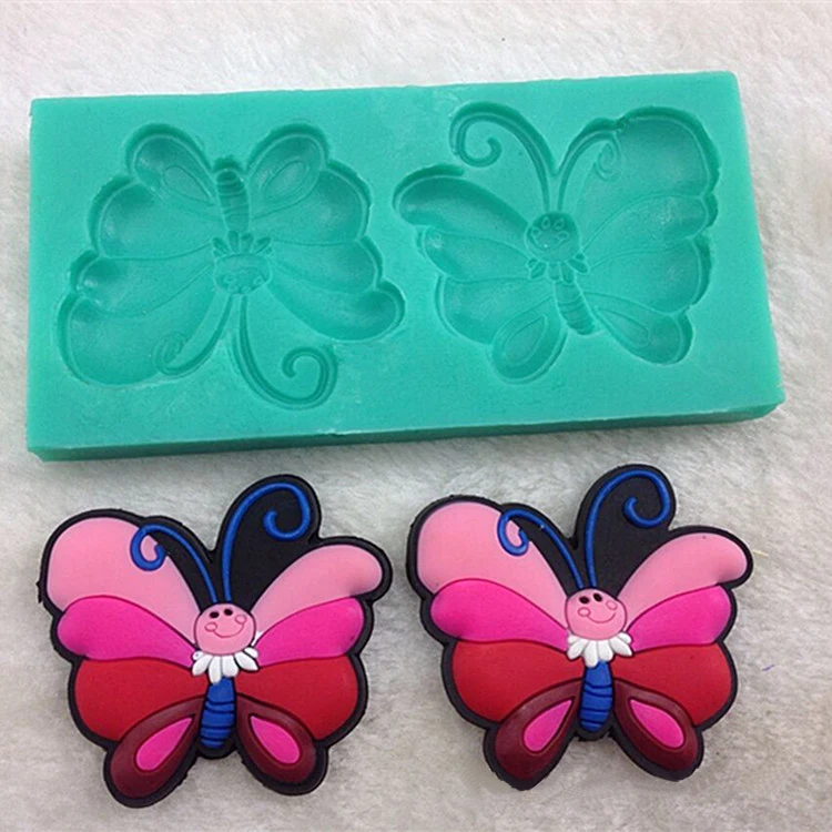 

Luyou 2015 Hot DIY Butterfly Silicone Fondant Mold Cake Wedding Birthday Christmas Day Decorating Tools Cake Baking Tools FM655