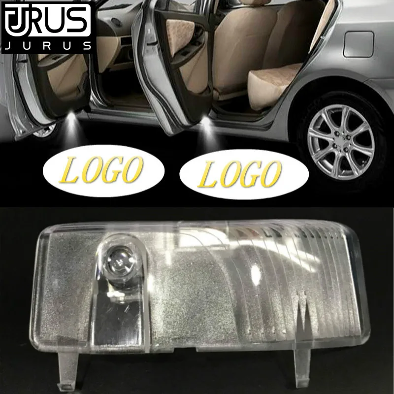 

JURUS 2Pcs Led Car Door Welcome Logo Light Projector Lamp Ghost Shadow Lights Courtesy For Mazda 6 2004-2013 Auto Accessorie