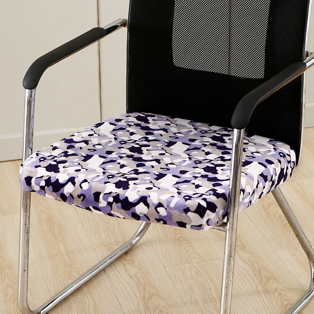 

Real Silver Fox Velvet Fabric Super Soft Chair Cover Luxurious Office Seat Thick Chair Covers Stretch Dining Room Hotel Banquet