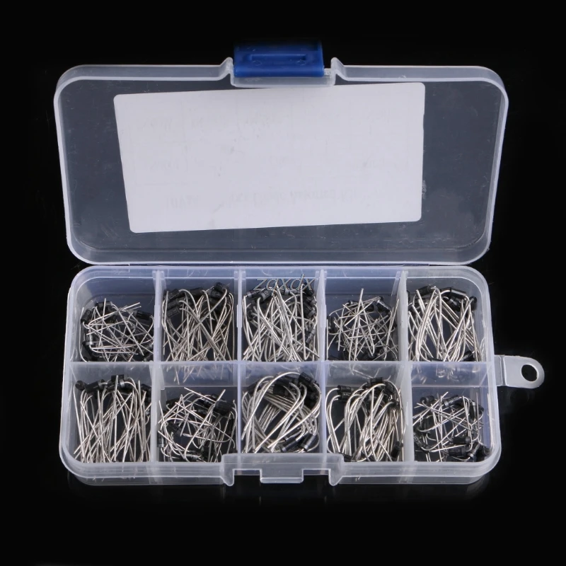 

10 Value 200 Pcs Rectifier Diode Schottky Assortment Kits 1N4001-1N5819 Z10 Drop ship