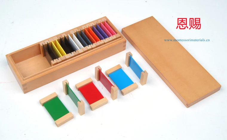 Во-вторых коробка colore таблетки 3011 игрушка montessori развивающие деревянные материалы комплект обучения цилиндры бусины для вида toyschool