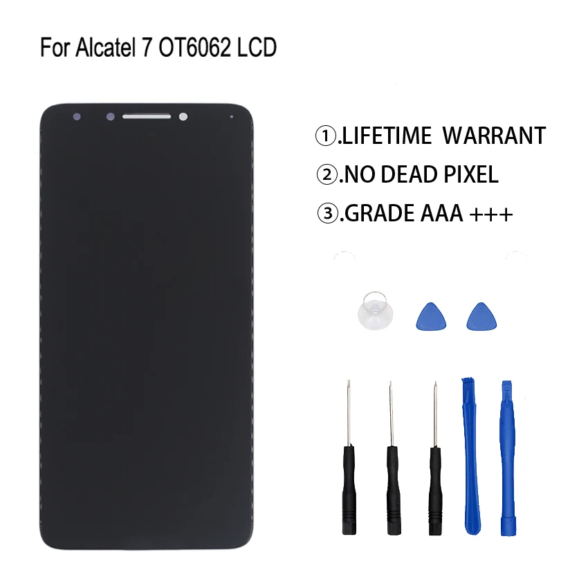 

Original For Alcatel 7 6062 OT6062 LCD Display Touch Screen Digitizer Assembly For Alcatel 7 6062 OT6062 Display Screen LCD