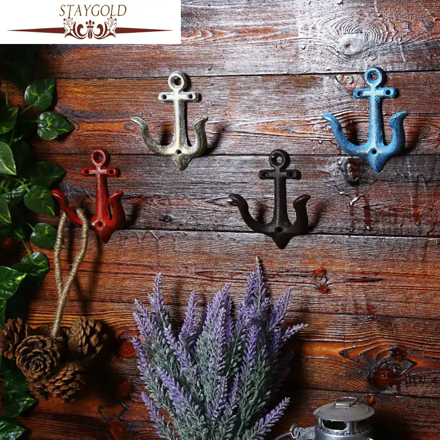 Staygold Zakka Retro Anchor Hook Enfeites Para Casa Decoracao Home