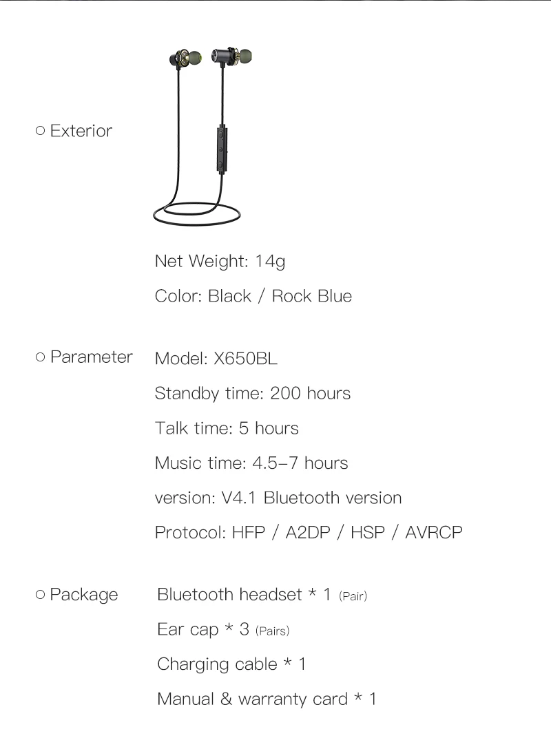 AWEI X650BL Bluetooth наушники, беспроводные наушники, Шейная гарнитура, наушник для телефона, шлем, Auriculares Kulakl k Fone de ouvido