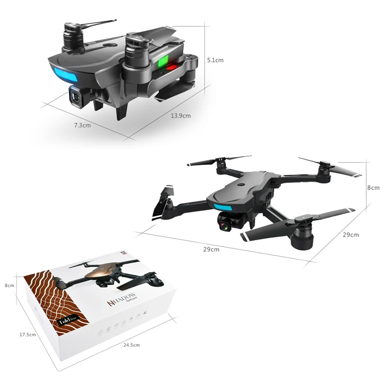 CG033 бесщеточный FPV Квадрокоптер с 4K UHD Wifi Gimbal камерой RC вертолет складной Дрон GPS