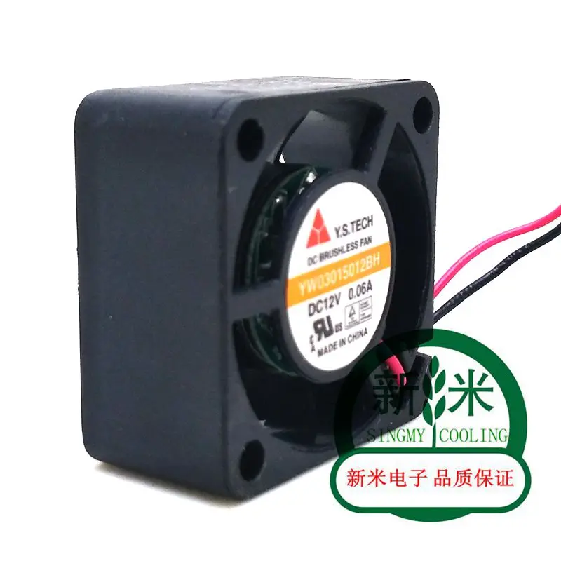 Б/у Y. S. TECH YW03015012BH 12В 0.06A 3015 3 см видеокарта бесшумный вентилятор охлаждения| |