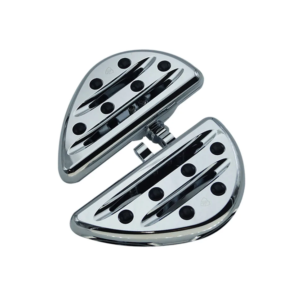 

Motorcycle Rider Driver Floorboards Pedal Mount Foot Peg Aluminum Chrome For Harley Touring Dyna Softail FLHT FLHR CVO