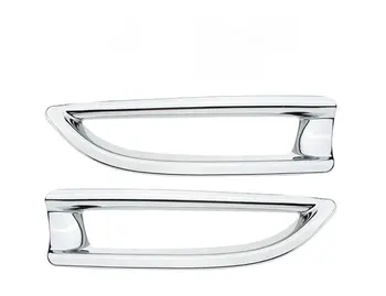 

2 Pcs Brand New Chrome Rear Bumper Fog Lamp Fog Light Cover Trim for Honda CRV 2012-2014