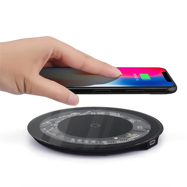 Qi Drahtlose Ladegerät Empfänger Fall Für iPhone 7 6 6s Handy Fall Wireless Charging Pad Dock Abdec