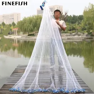 Finefish Cast Net Catch Fishing Network American Hand Casting Net Nylon  Galvanized Iron Pendant Sprots Throw Fly Fishing Net - Fishing Net -  AliExpress