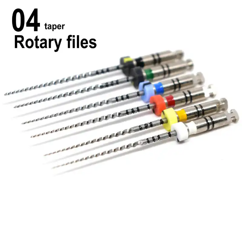 Dental 04taper rotary files endo rotary files endodontic files 25mm nickel titainium instrument