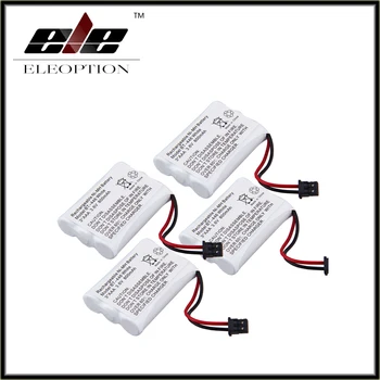 

High Quality Eleoption 4pcs Home Cordless Phone Battery for Uniden BT-446 BT446 ER-P512 3.6V 800MAH NI-MH