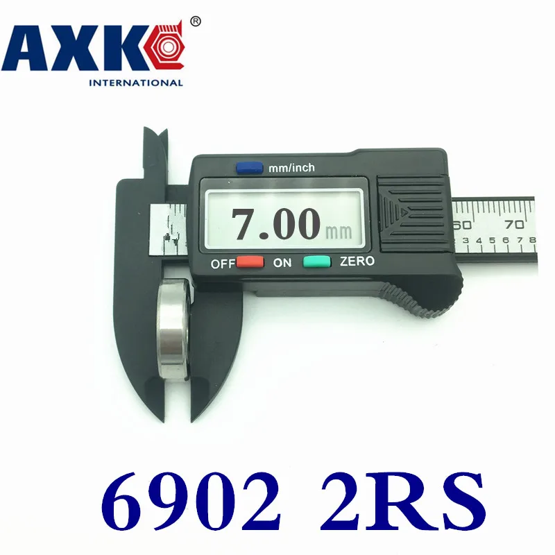 2019 реальные продажи стальной шарикоподшипник Axk 6902 2rs Abec 3 (10 шт.) 15x28x7 мм