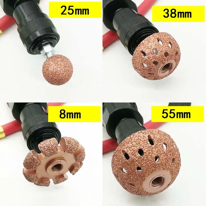 Полусферический газ различных типов вольфрамовой стали материал Шлифовальная головка шлифовальная ранка/Инструменты для ремонта шин