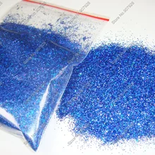 50 г-0,4 мм бадминтонных ракеток 015 Блестки для ногтей Королевский Голубой цвет блеск для ногтей для удаления пыли порошок для ногтей искусство украшения и блестки для ногтей