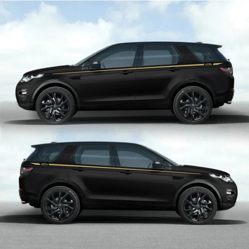 TAIYAO автомобильный Стайлинг, Спортивная наклейка для RANGE ROVER LR4 HSE LUX Mark Levinson, автомобильные аксессуары и наклейки, авто стикер - Название цвета: Black car