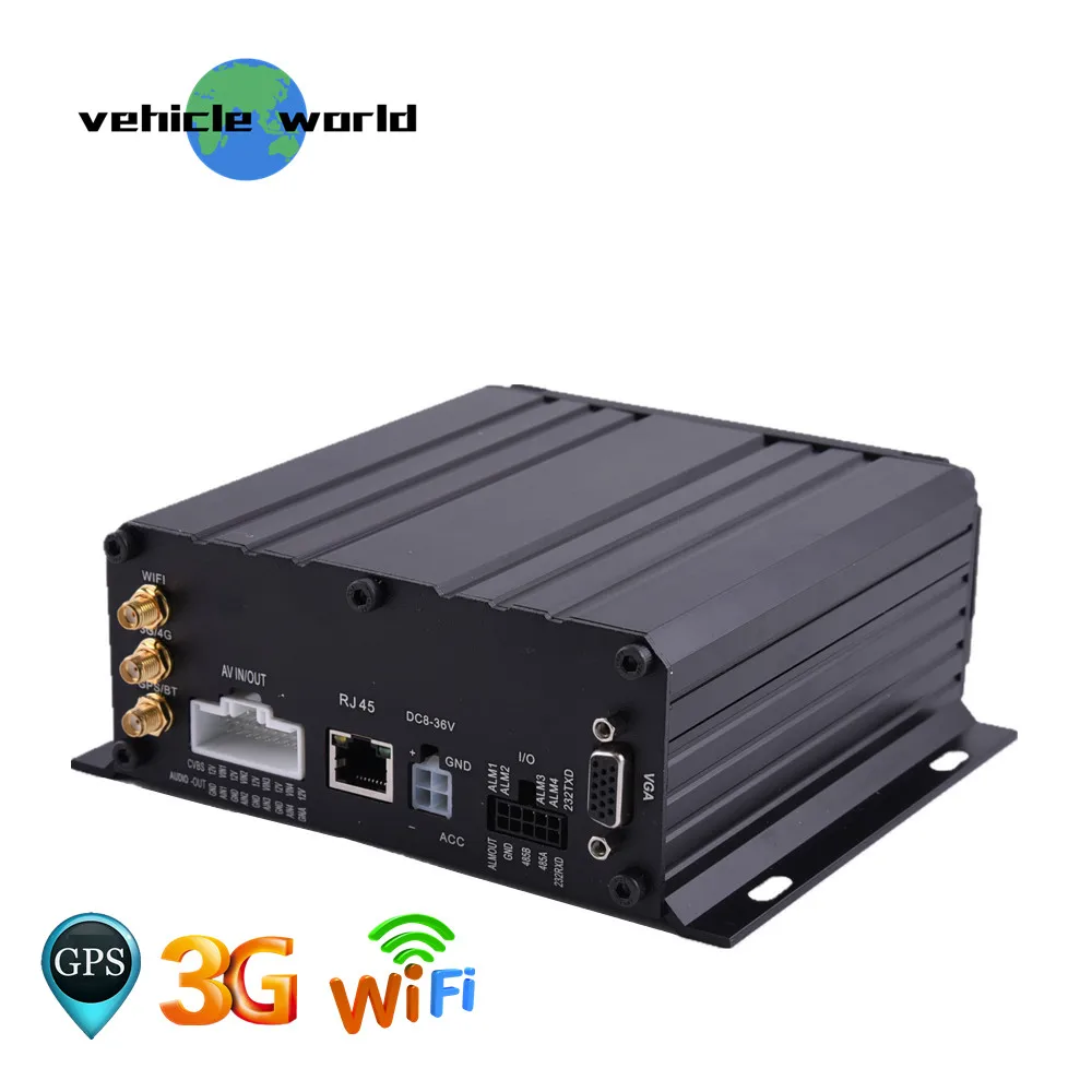 

GPS 3G WIFI AHD 720P HDD 4Ch Trailer Truck Taxi Car School Bus Mobile DVR