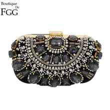 Berühmte Marke Frauen Handtaschen Schwarze Geldbörse Metall Kupplungen Silber Perlen Braut Hochzeit Box Clutch Bolsos Mujer