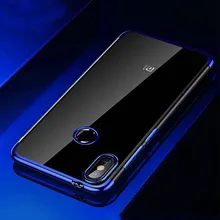 

For Xiaomi Redmi Note 6 Pro Case 6.26" Luxury Plating Soft Clear Back Cover For Redmi Note6 Pro 6.26inch Note 6Pro Phone Cases