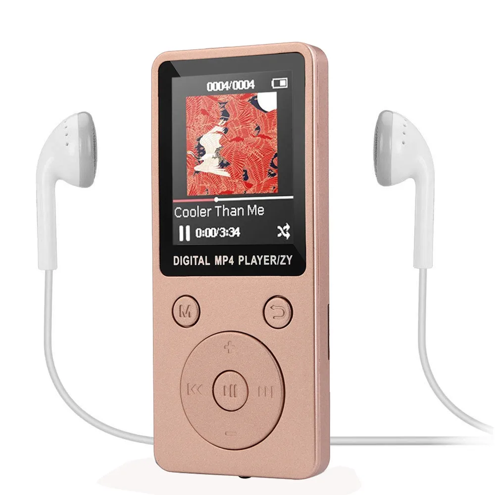 ЖК экран 6 й клип Mp4 плеер FM Радио Видео игры кино Поддержка Micro SD TF Walkman музыкальный