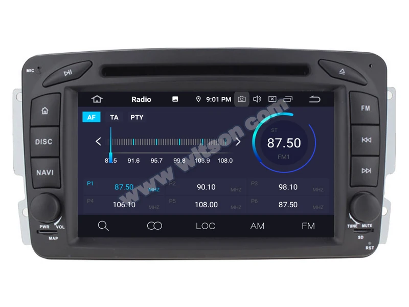 Discount WITSON Android 9.0 CAR DVD GPS RADIO for MERCEDES-BENZ C CLASS W203/Clk -C209/W209 audio system with gps car audio gps dvd  3