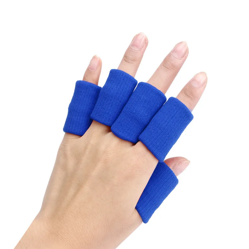 

10pcs Stretch Basketball Finger Guard Support Sleeves Protector New MA31