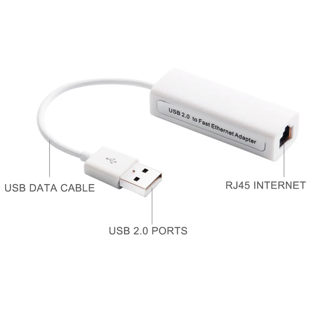 Etmakit USB Ethernet адаптер Usb 2 0 Сетевая карта Интернет RJ45 ЛВС 10 Мбит для Mac OS планшетный