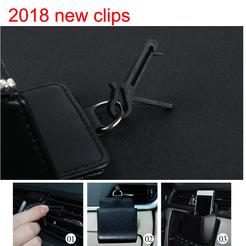 Hot-Flower-Crystal-Car-Outlet-Air-Vent-Trash-Box-for-Auto-Mobile-Phone-Holder-Pouch-Organizer-1