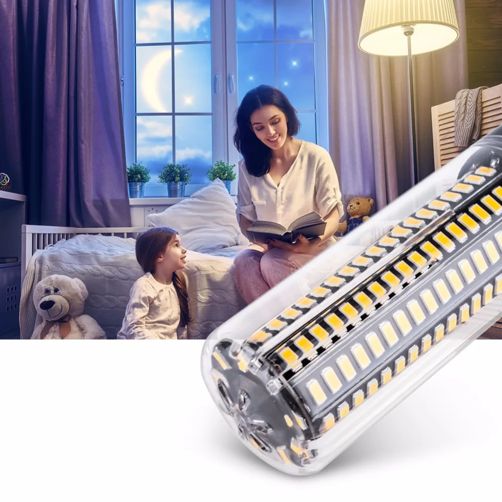 Светодиодный E27 High Lumen лампа в форме свечи E14 Мощность светодиодный кукурузный светильник 28 40 72 108 132 156 189 светодиодный s AC 85-265V умная ИС(интеграционная схема) Светодиодный лампа подвесной светильник s