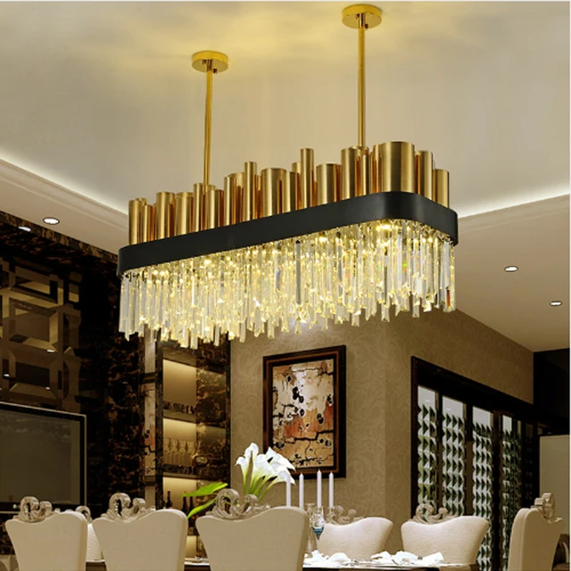 Restaurant Decoration Pendant Lighting Crystal Restaurant Decoration Pendant Lighting Crystal Lamp Led Lights Kitchen Island Modern Light