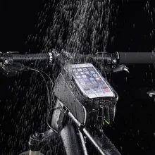 Велосипед передняя рама сумки 6 дюймов водонепроницаемый ударопрочный мобильный сенсорный экран для телефона держатель велосипедная сумка 19ing