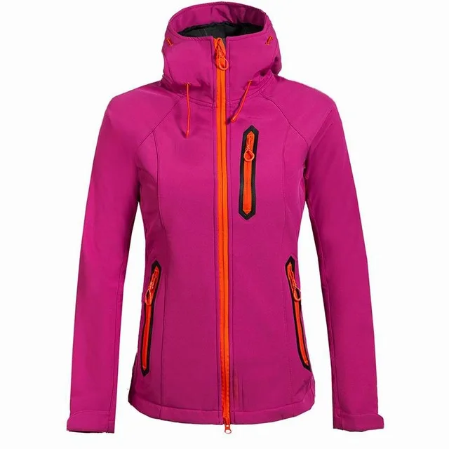 Women Ladies Camping Trekking Windproof Coat Fleece Lining Hiking