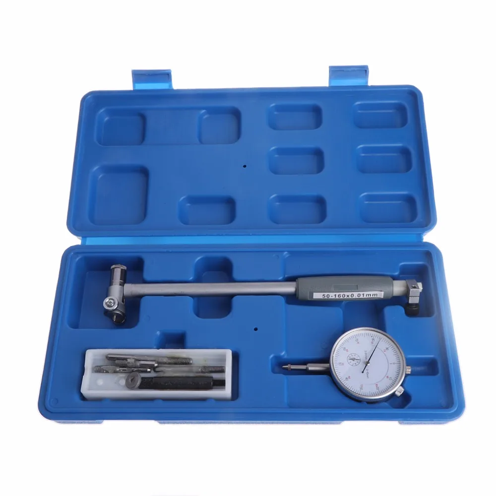

Dial Bore Gauge 50-160mm Engine Cylinder Indicator Measuring Gauge 0.01mm w/ box