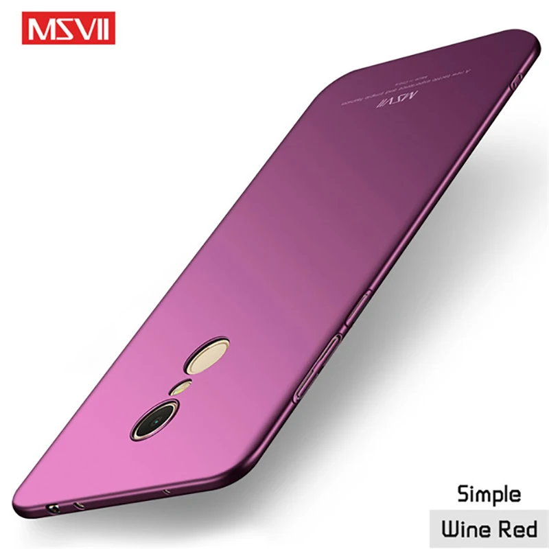 

MSVII Phone Case Shockproof PC Cover On For Xiaomi Redmi 5 plus 5plus Redmi5 Redmi5plus 5+ + 2/3/4 16/32/64 GB Xiomi Bumper