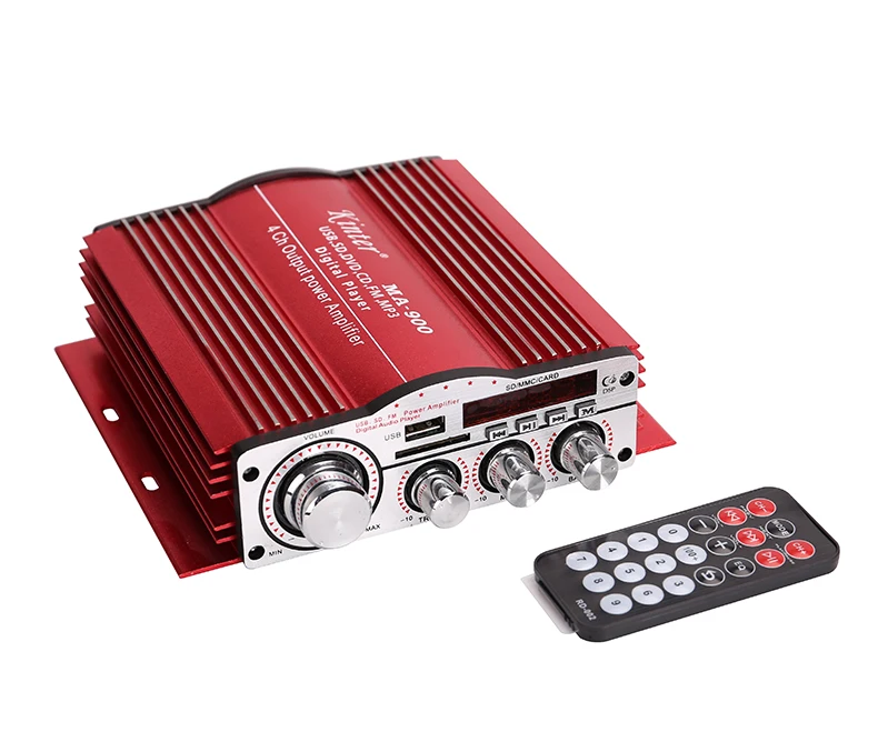 Kinter MA-900 Mini Audio Amplifier in home 4channel DC12V car stereo sound AMP with USB SD CD,DVD,MP3 Function