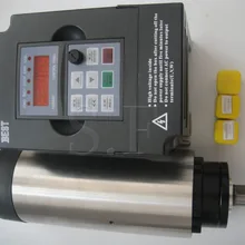 24000 об/мин диаметр 80 мм, ER16 1.5KW мотор шпинделя воздушного охлаждения 4 подшипника для ЧПУ маршрутизатор комплект