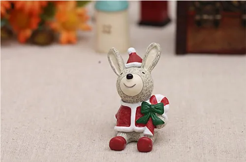 free shipping  Christmas figure craft Santa bear elk 6