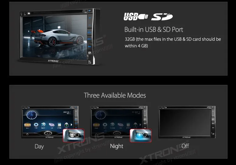 Top XTRONS 6.95" HD Digital TFT Touch Screen car radio GPS Navigator 2 Din Car DVD Player Steering Wheel Control /Front DVR Camera 16 Top XTRONS 6.95" HD Digital TFT Touch Screen car radio GPS Navigator 2 Din Car DVD Player Steering Wheel Control /Front DVR Camera 16