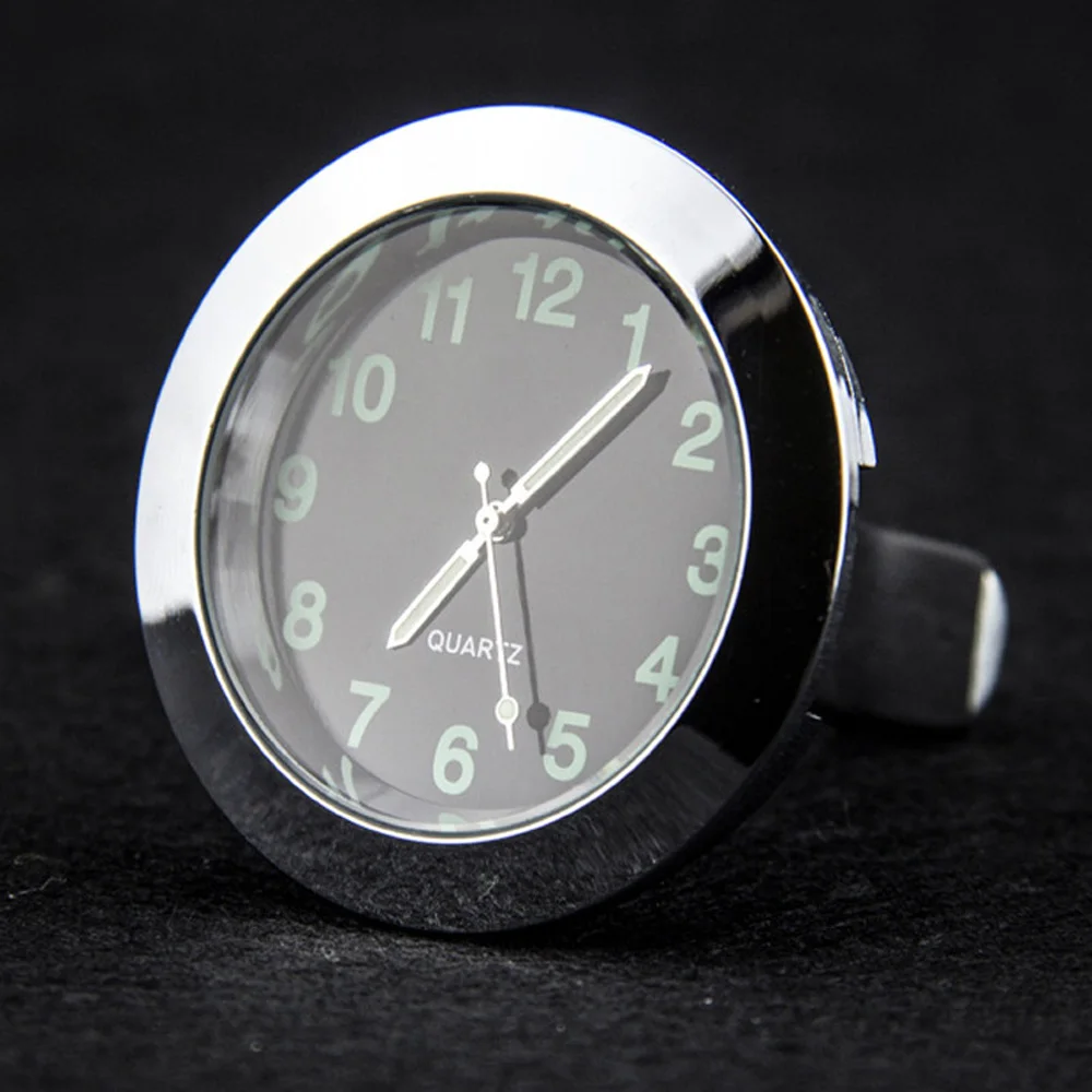 

Pocket Luminous Digital Quartz Analog Watch Stick-On Clock Car Boat Office Use